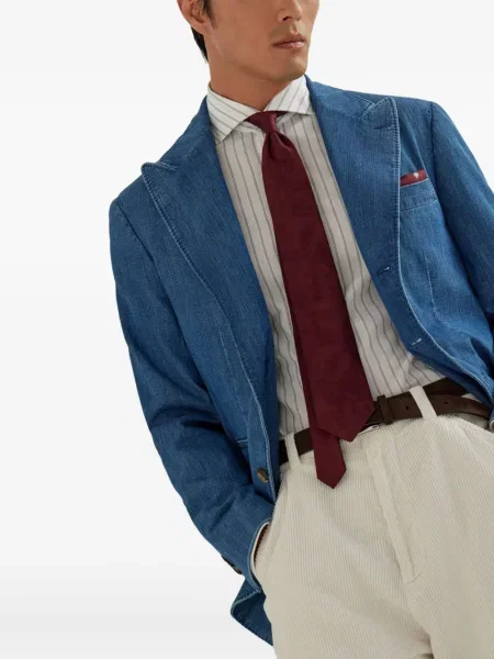 Sacou Brunello Cucinelli albastru