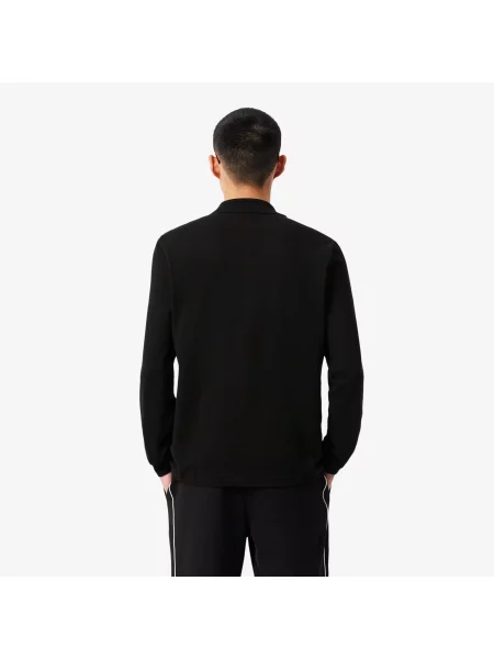 Поло Lacoste черное
