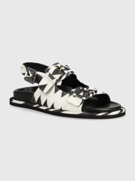 Missoni sandale Mia femei negru alb