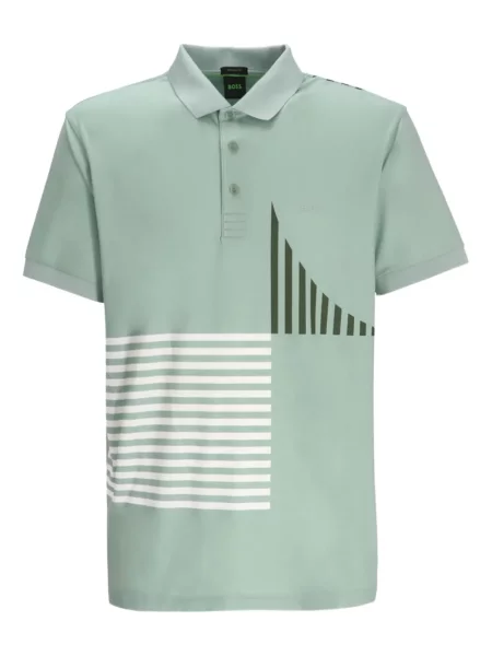 Polo Boss cu imagine verde