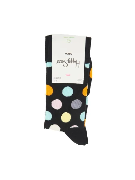 Bodkované ponožky Happy Socks čierna