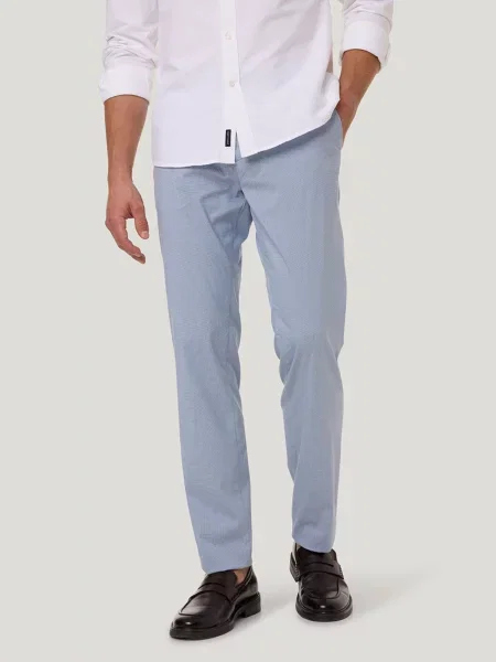 Чіноси Pierre Cardin бавовна/поліестер/еластан блакитний