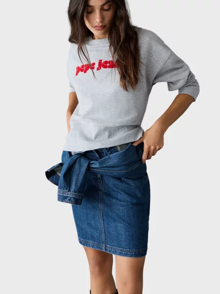 Світшот Pepe Jeans сірий