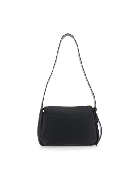 Tory Burch torebka skórzana Romy Small Shoulder czarna