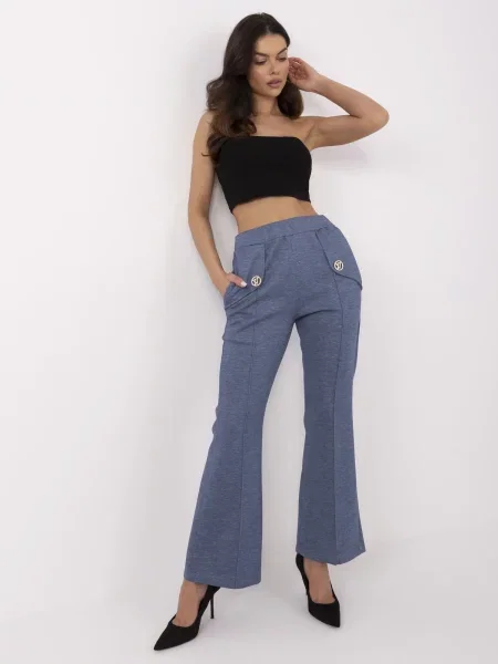 Pantaloni Italy Moda albastru