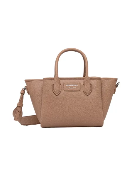 Shopperka Emporio Armani brązowa