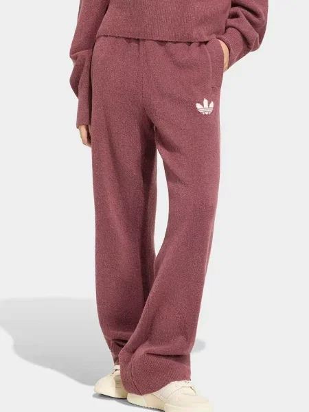 Pantaloni Adidas Originals tricotate roz