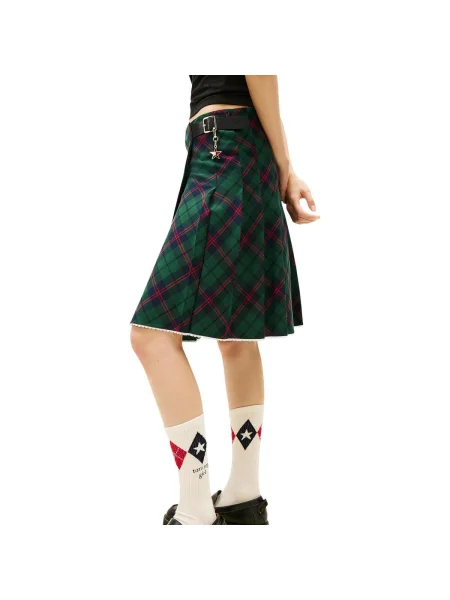 Fustă Tommy Hilfiger verde