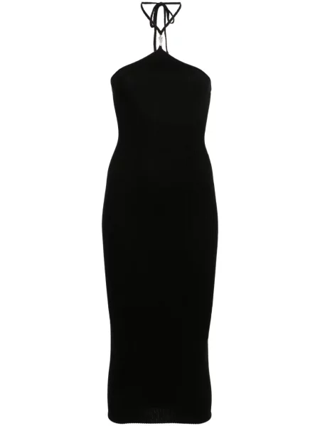 Rochie midi Amiri până la genunchi de costum negru