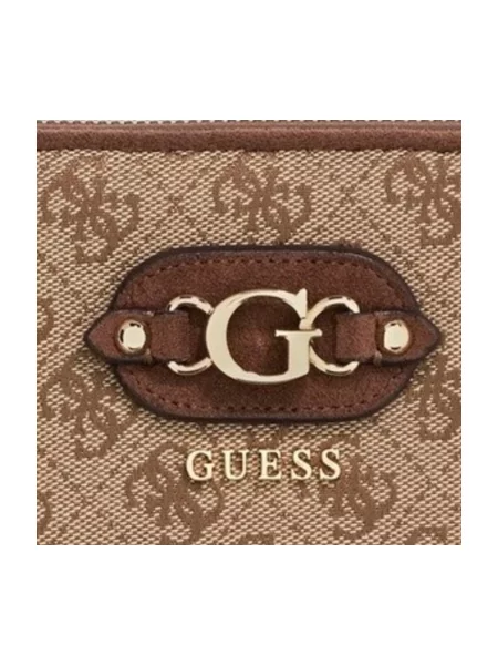 Guess Portofel Samantha Slg deschis maro