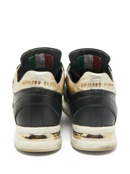 Top Philipp Plein din piele negru