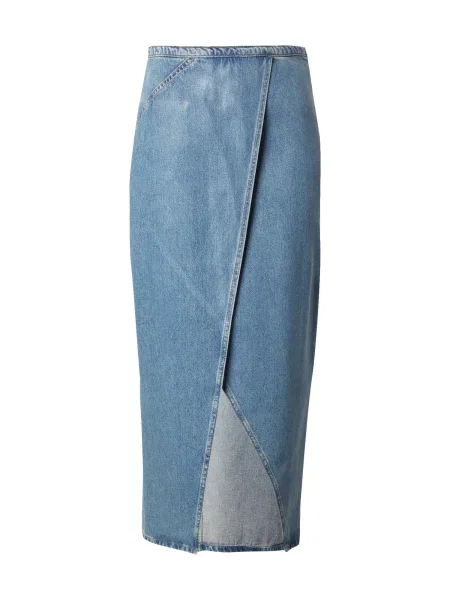 IRO Fustă denim albastru