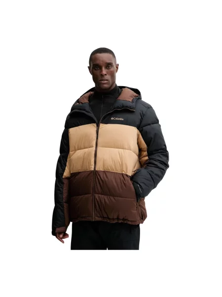 Kurtka narciarska Columbia Slope Style black/canoe/tobacco czarna