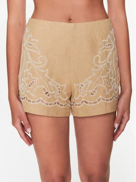 Pantaloni scurți Twinset bej