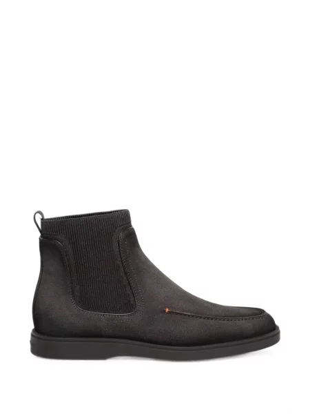 Botine chelsea Santoni din piele gri
