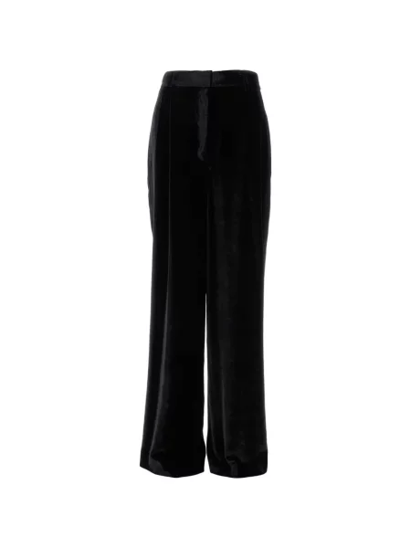 Pantaloni Stella Mccartney cu talie înaltă negru
