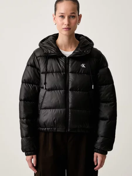 Calvin Klein Jeans jachetă scurtă pentru femei negru