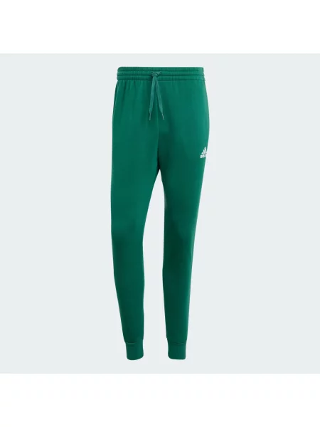 Kalhoty Essentials Fleece Regular Tapered zelené