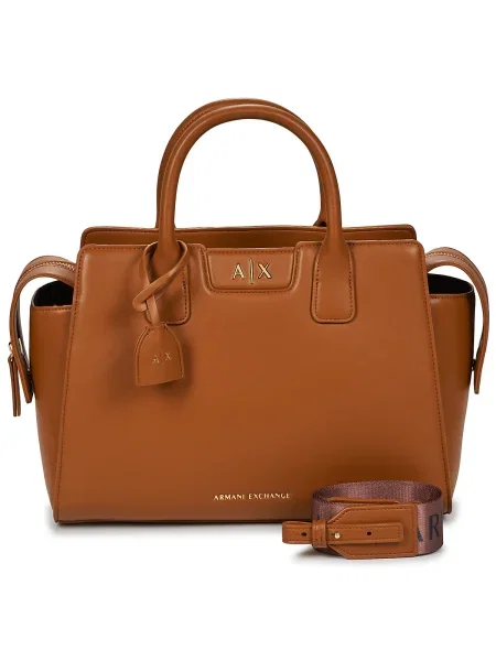 Geantă Armani Exchange maro