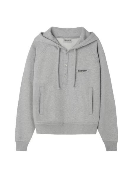 Bluza z kapturem Carrer z kapturem szara
