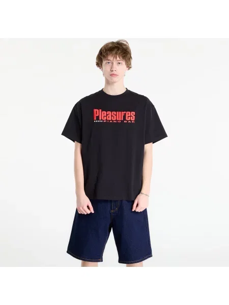 Velké tričko Pleasures černé