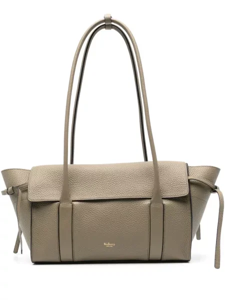 Geanta de piele Mulberry din piele verde