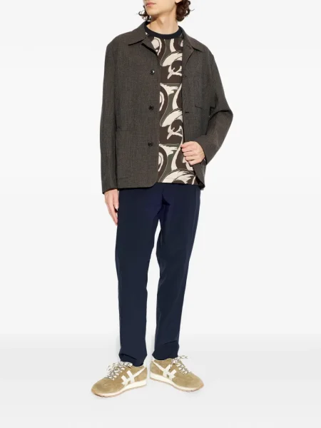 Cămașă Paul Smith de lână maro