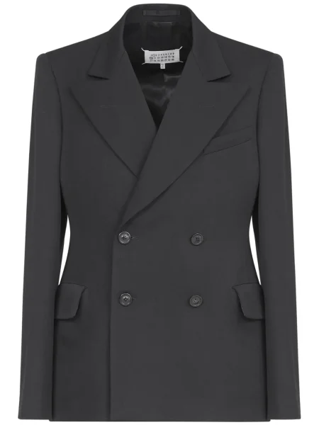 Sacou Maison Margiela de lână gri