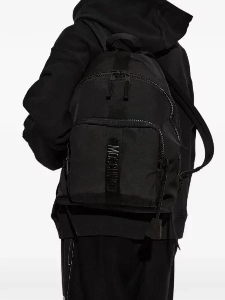 Rucsac Moschino cu autograf negru