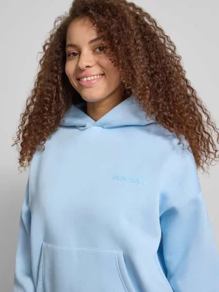 Bluza z kapturem z nadrukiem z logo i kieszenią kangurka Review