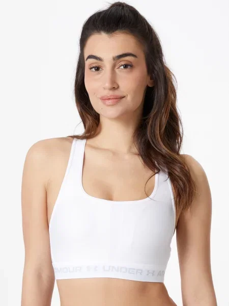 UNDER ARMOUR Sutien sport / gri alb