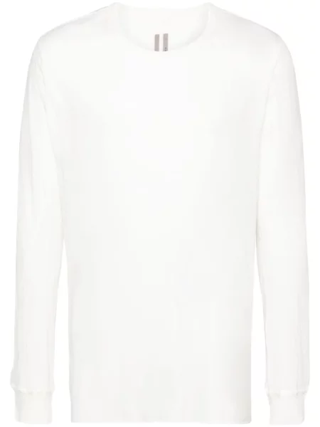 Průsvitné dlouhé tričko Rick Owens bílé