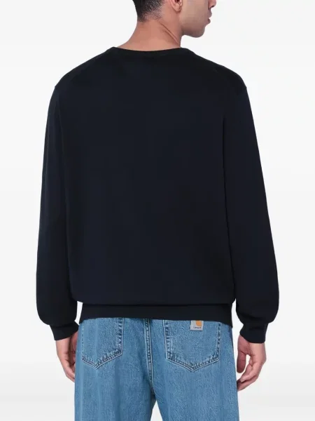 Pulover Polo Ralph Lauren cu broderie cu decolteu rotund roz