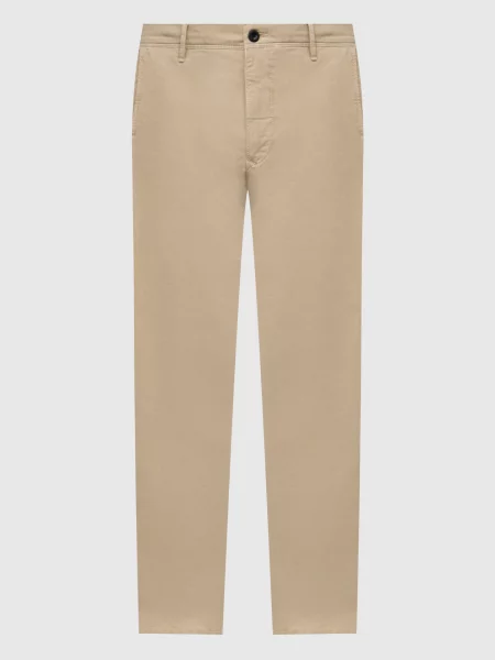 Штани з логотипом Incotex бежеві