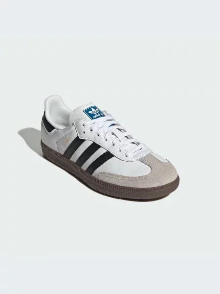 Шкіряні Дитячі Кеди низькі adidas Samba білий