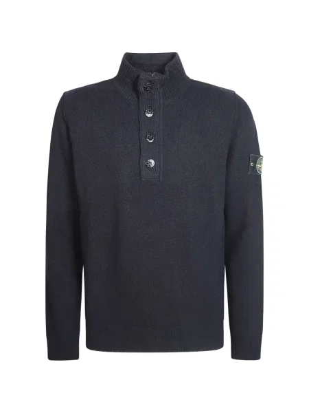 Pulover Stone Island cu strasuri albastru