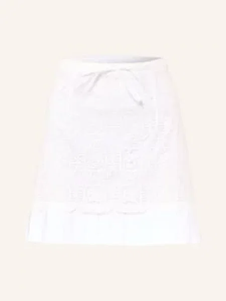 Claudie Pierlot Spódnica Z Mieszanki Materiałów weiss biała