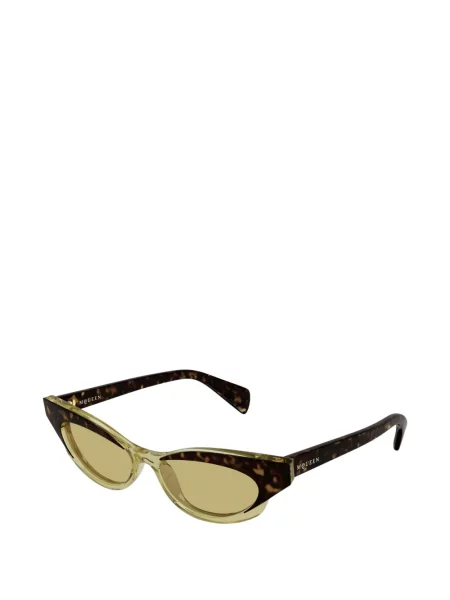 Saulės akiniai Alexander Mcqueen Eyewear ruda