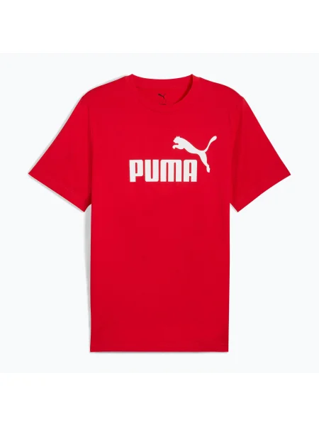 Мъжка тениска PUMA ESS No. 1 Logo Tee for all time red червено