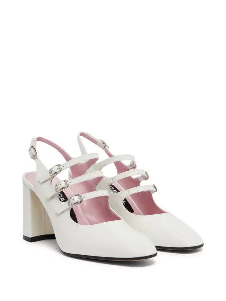 Pantofi cu toc Carel Paris din piele alb
