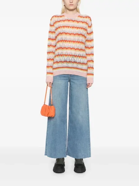 Pulover Maison Kitsune din dantelă