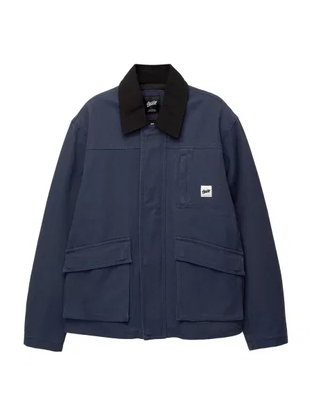 Pull&Bear Geacă de primăvară-toamnă CAZADORA albastru marin negru