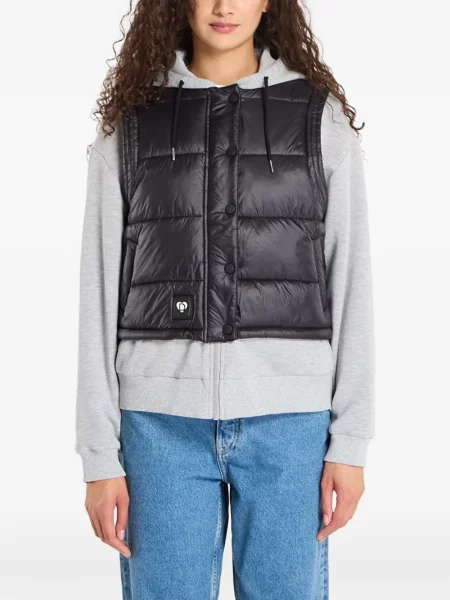 Geacă Desigual cu glugă negru