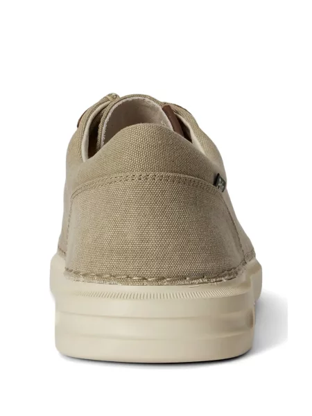Papuci Polo Ralph Lauren din piele cu autograf cu cordon albastru
