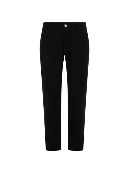 Pantaloni Roberto Cavalli de catifea cord negru