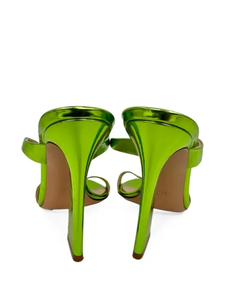 Papuci tip mules Gianvito Rossi verde