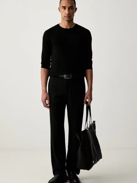 Tricou cu mânecă lungă Trussardi negru