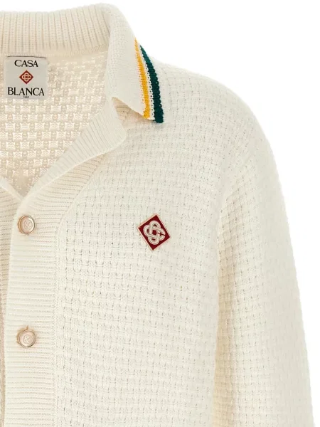 Cardigan Casablanca alb