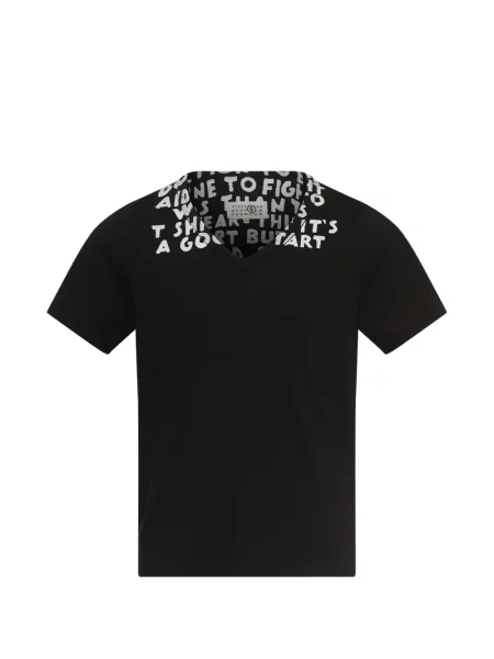 Tricou Mm6 Maison Margiela cu imagine negru