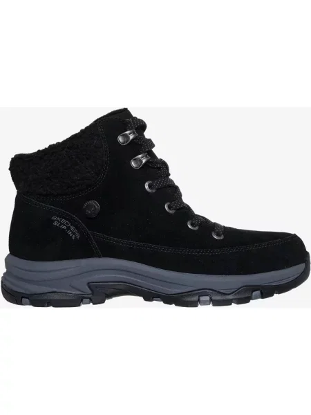 Buty trekkingowe Skechers Slip-Ins Waterproof Relaxed Fit Trego Snow szary 36 czarny